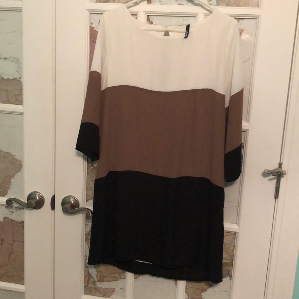 Lulus Color Block Shift Dress